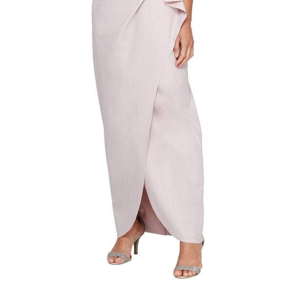 SALE NWT Alex Evenings 8134310 Mother of the Bride Dress Blush 10 - Picture 2 of 6
